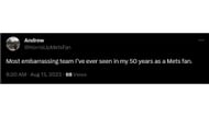 A fan's reaction
